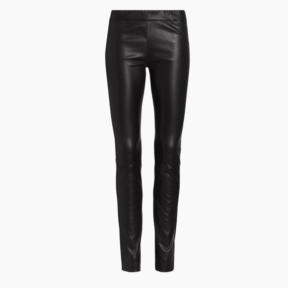 Mackage Lambskin Stretch Leather Leggings - Picture 1 of 16